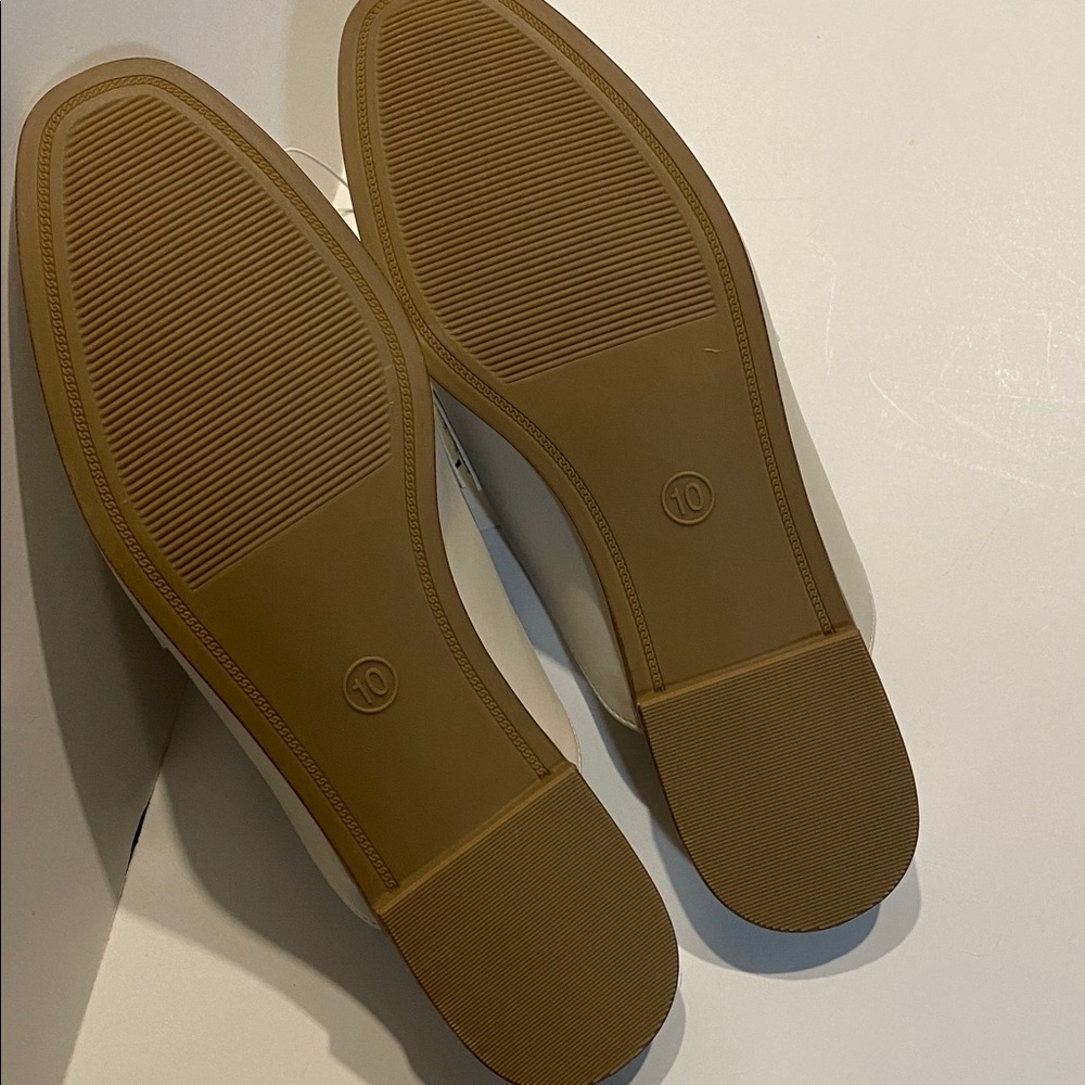 A New Day Womens SZ 10 Sandy Bone Slip On Mules New Shoes - Picture 10 of 12